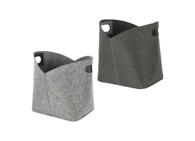 Filz Aufbewahrungskorb, 34x24x34cm – Stilvoller Organizer | Strapazierfähige Filz Aufbewahrungsbox TK Gruppe® Grosshandel 