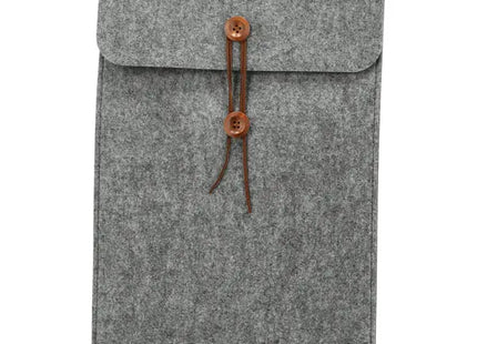 Filz-Dokumententasche mit Knopfverschluss, ca. 41x28cm - Eleganter Organizer TK Gruppe® Grosshandel 