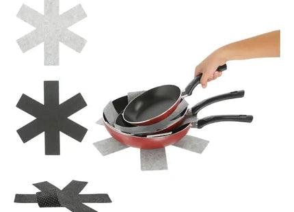 Filz-Pfannenschutzmatte, 3er-Set - Rund, Durchmesser 35cm TK Gruppe® Grosshandel 