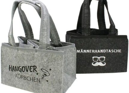 Filzflaschentasche 23x14x15cm – Eleganter & Robuster Getränketräger TK Gruppe® Grosshandel 