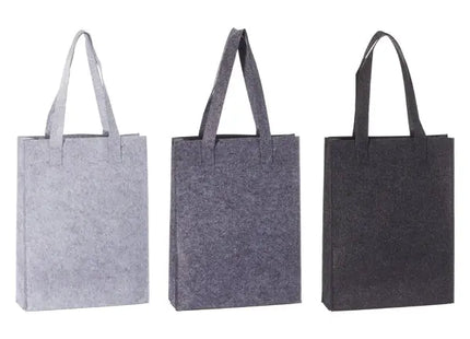 Filztasche mit Henkel, 3er Set, ca. 30cm x 40cm, Stilvoll & Umweltfreundlich TK Gruppe® Grosshandel 