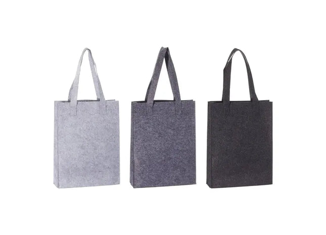 Filztasche mit Henkel, 3er Set, ca. 30cm x 40cm, Stilvoll & Umweltfreundlich TK Gruppe® Grosshandel 