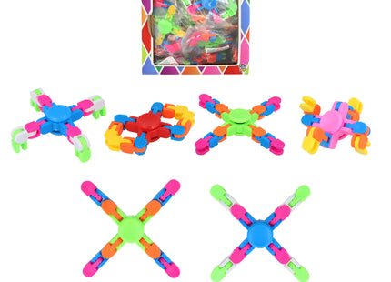 Fingerspinner 10,5 cm - Bunte Fingerspinner in verschiedenen Farben, Fidget Spielzeug TK Gruppe® Grosshandel 