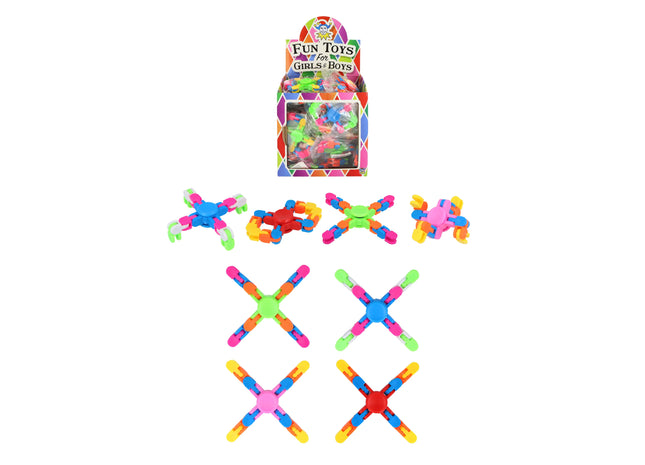 Fingerspinner 10,5 cm - Bunte Fingerspinner in verschiedenen Farben, Fidget Spielzeug TK Gruppe® Grosshandel 