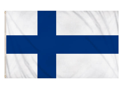 Finnland-Flagge 5 x 3 Fuß – langlebige finnische Nationalflagge für den Außenbereich, groß TK Gruppe® Grosshandel 
