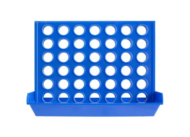 Fiona 4 in einer Reihe Reisespiel in Blau - Perfektes Strategiespiel für unterwegs TK Gruppe® Grosshandel 