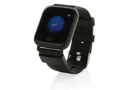 Fit Watch in Schwarz, aus RCS-zertifiziertem recyceltem TPU – Umweltfreundlich TK Gruppe® Grosshandel 