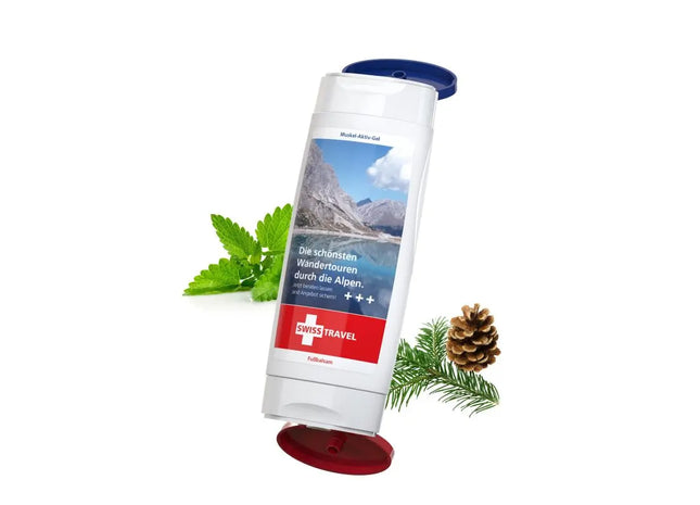 Fitness-Duo: Sportgel & regenerierender Fußbalsam - Body Label TK Gruppe® Grosshandel 