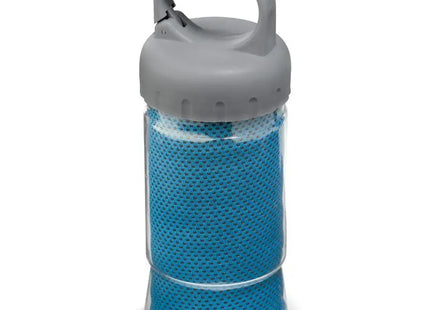 Fitness-Handtuch in Blau – Idealer Begleiter für jedes Training TK Gruppe® Grosshandel 