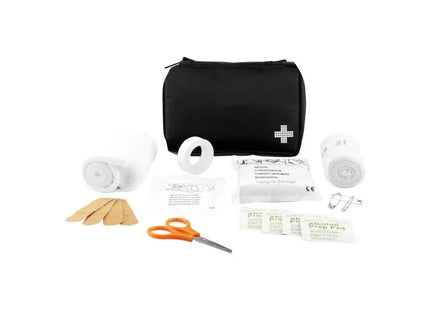 Flaches Erste-Hilfe-Set in Schwarz – Diskret & Effizient für den Alltag TK Gruppe® Grosshandel 