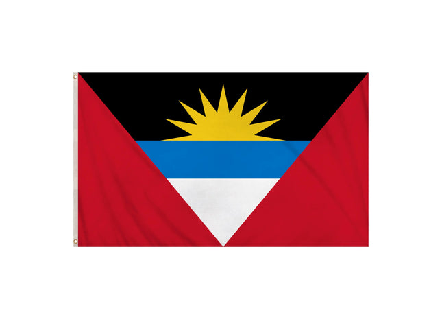 Flagge von Antigua und Barbuda, 152 x 91 cm – große Nationalflagge, wetterfest TK Gruppe® Grosshandel 