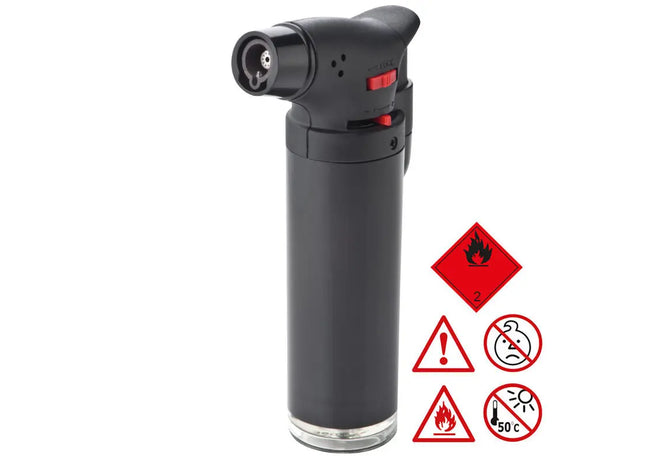 Flambierbrenner Pesaro - schwarz - professionelles Küchenwerkzeug für präzise Flambierung TK Gruppe® Grosshandel 