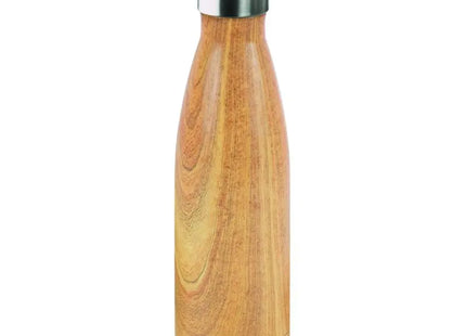 Flasche Swing Holz Edition 500 ml - Holz - Doppelwandige Thermoflasche - Stilvoll und Umweltfreundlich TK Gruppe® Grosshandel 