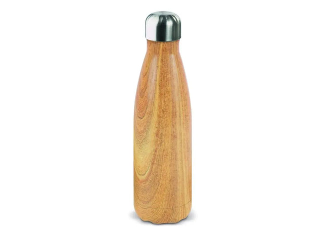 Flasche Swing Holz Edition 500 ml - Holz - Doppelwandige Thermoflasche - Stilvoll und Umweltfreundlich TK Gruppe® Grosshandel 