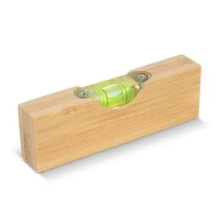 Flaschenöffner-Wasserwaage aus Bambus in Natur – Vielseitig & Ökologisch, Ideal für Heimwerker, 100mm TK Gruppe® Grosshandel 