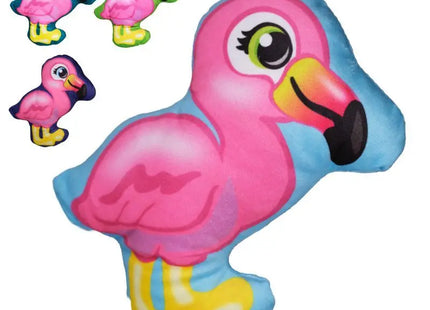 Flauschiger Plüsch-Flamingo "Amigo", 18 cm groß TK Gruppe® Grosshandel 