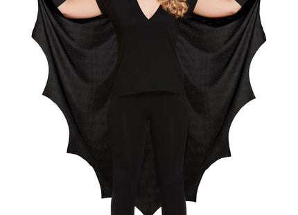 Fledermausumhang für Erwachsene – Halloween-Kostümzubehör, Einheitsgröße TK Gruppe® Grosshandel 