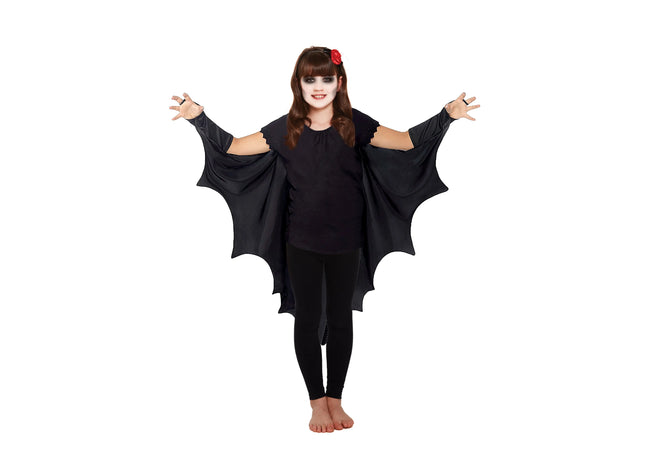 Fledermausumhang für Kinder – Einheitsgröße, Halloween-Umhang für Kinder TK Gruppe® Grosshandel 