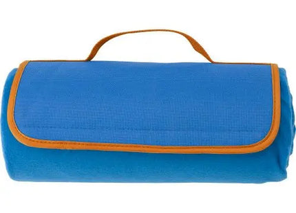 Fleece-Picknickdecke Danielle - Hellblaue Freizeitdecke für Outdoor & Garten, 150x200 cm TK Gruppe® Grosshandel 
