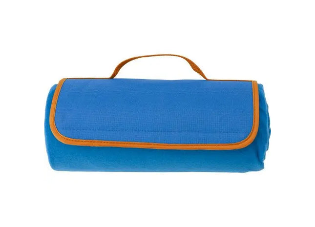 Fleece-Picknickdecke Danielle - Hellblaue Freizeitdecke für Outdoor & Garten, 150x200 cm TK Gruppe® Grosshandel 