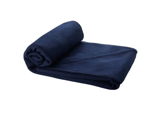 Fleecedecke Supreme, 150x120 cm - Navy-blaue Premiumdecke für ultimativen Komfort TK Gruppe® Grosshandel 