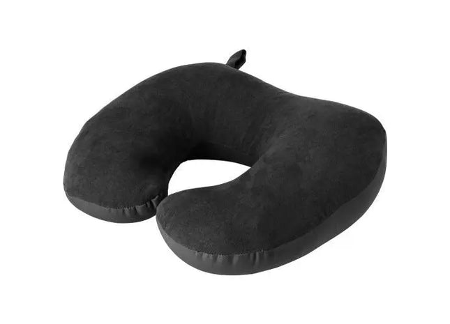 Fletcher Nackenstütze in Schwarz - Ergonomisches Reisekissen für Unterwegs TK Gruppe® Grosshandel 