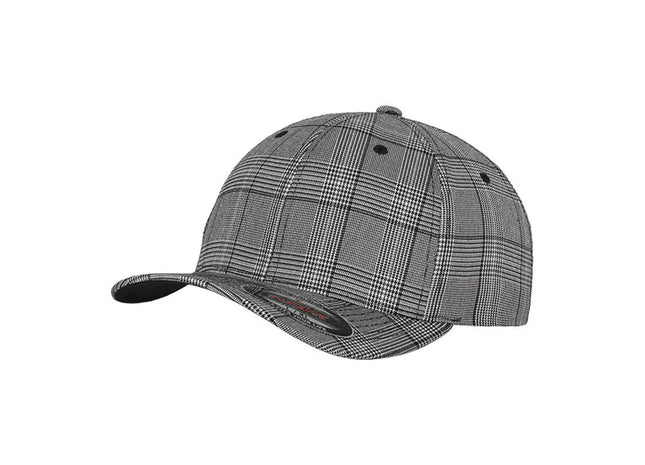 Flexfit Glen Check Kappe: Stilvoll, Bequem, Perfekte Passform für Freizeit und Alltag TK Gruppe® Grosshandel 