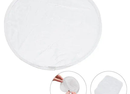 Flexible Wurfscheibe, faltbar, 24.5 cm Durchmesser in Weiß - Ideal für Unterwegs TK Gruppe® Grosshandel 