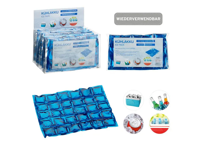 Flexibler Gel-Kühlakku 24x29 cm – Vielseitiges Kältepad für Therapie TK Gruppe® Grosshandel 