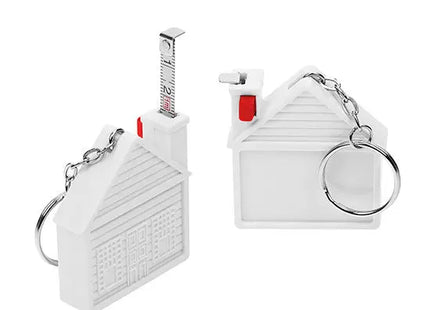 Flexibles Maßband Haus (1m) - weiß - präzise und vielseitige Messungen für Heimwerker und Profis TK Gruppe® Grosshandel 