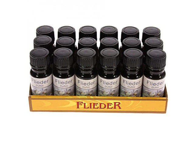 Flieder Duftöl 10ml - Intensives Blumenaroma in dekorativer Glasflasche TK Gruppe® Grosshandel 