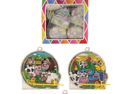 Flipperball-Puzzle Bauernhof - 5,5 cm x 5,8 cm, 3 verschiedene Designs TK Gruppe® Grosshandel 