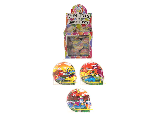 Flipperball-Puzzle Dinosaurier - 5,5 cm x 5,8 cm, 3 verschiedene Designs TK Gruppe® Grosshandel 