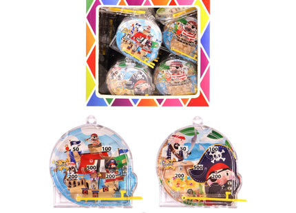 Flipperball-Puzzle Pirat - 5,5 cm x 5,8 cm, 3 verschiedene Designs TK Gruppe® Grosshandel 