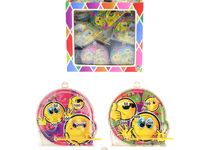 Flipperball-Puzzle Smiley-Gesicht - 5,5 x 5,8 cm, 3 verschiedene Designs TK Gruppe® Grosshandel 