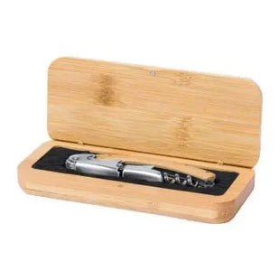 Flomek Weinöffner Natur - Öko-Freundlicher Korkenentferner aus Holz TK Gruppe® Grosshandel 