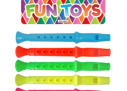 Flöten, 14 cm, 5 verschiedene Farben - Musikinstrumente für Kinder TK Gruppe® Grosshandel 