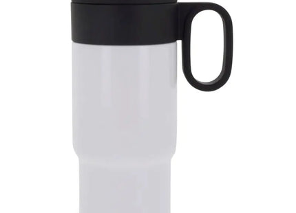 Flow Isolierbecher mit Griff 300ml in Weiß: Praktisch & Stilvoll Isoliert TK Gruppe® Grosshandel 