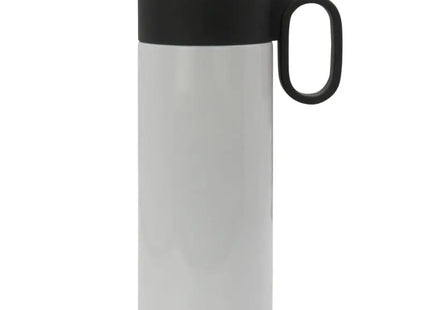 Flow Isolierbecher mit Griff 400ml in Weiß: Groß, Ergonomisch & Effektiv isoliert TK Gruppe® Grosshandel 