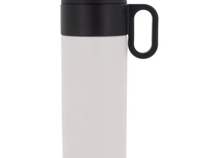 Flow Sublimation Isolierbecher mit Griff 400ml in Weiß: Ideal für Personalisierung TK Gruppe® Grosshandel 