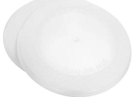 Flying Disk Profi Wurfscheibe, 24 cm Durchmesser in Weiß - Für anspruchsvolle Spieler TK Gruppe® Grosshandel 