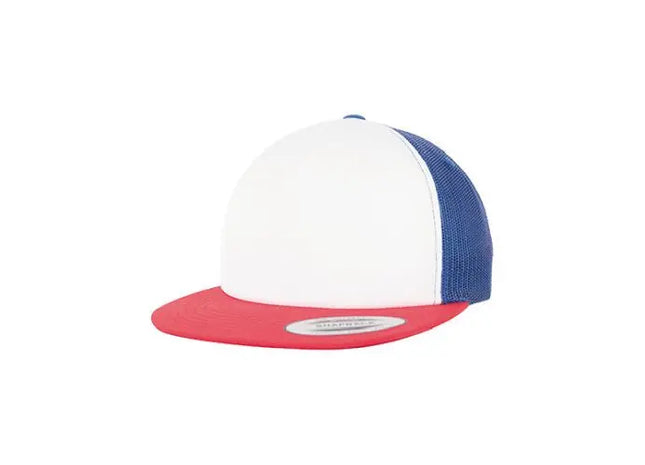 Foam Trucker Cap with White Front – Trendige Schaumstoff-Trucker-Kappe mit weißer Vorderseite TK Gruppe® Grosshandel 