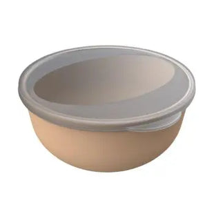 Food-Bowl ToGo Classic 1,0 l - Beständiges Braun - Transparent-Milchig, Ideale Lösung für Unterwegs TK Gruppe® Grosshandel 