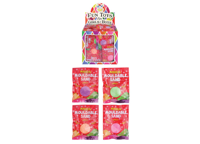 Formbarer Sandknete, 20G Tüte, Verschiedene Farben, Kreatives Spielzeug Für Kinder TK Gruppe® Grosshandel 