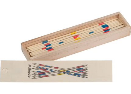 Fort Meyers Holz-Mikadospiel in Beige - Klassisches Geschicklichkeitsspiel TK Gruppe® Grosshandel 
