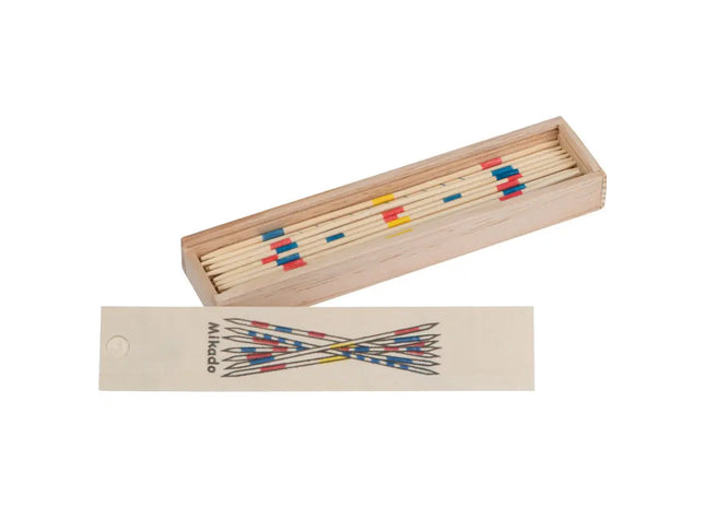 Fort Meyers Holz-Mikadospiel in Beige - Klassisches Geschicklichkeitsspiel TK Gruppe® Grosshandel 