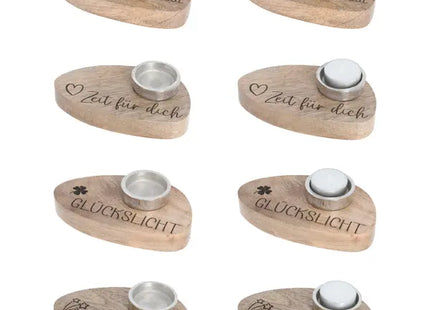 Fortunate Candle Holder, Set of 4, Approx. 15cmB - Illuminate Your Space with Lucky Tealight Holders TK Gruppe® Grosshandel 