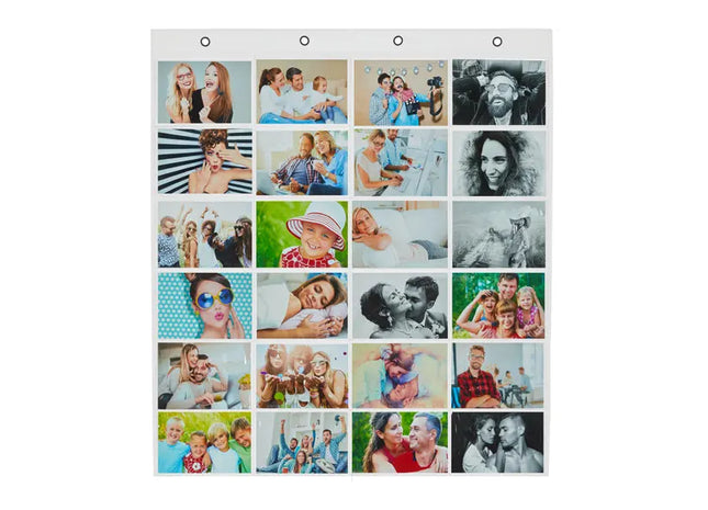 Fotohalter mit 24 Fächern für Querformat-Bilder 10x15 cm TK Gruppe® Grosshandel 