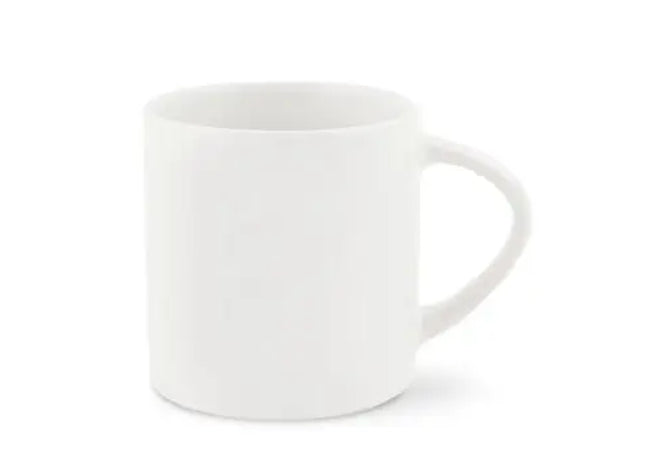 Fototasse Oslo Sublimation 150 ml - Weiß, Personalisierbarer Keramikbecher, Spülmaschinenfest TK Gruppe® Grosshandel 