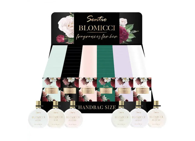 Fragrance SENSE 15ml Blomicci Ladies Bulk Pack 60pcs. 6f.i.Dis TK Gruppe® Grosshandel 